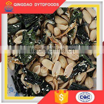 High Efficiency Product Fried Peanuts Mixed With Dried Wakame,Dried Clovefish