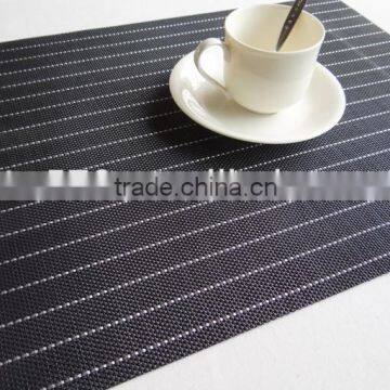 Wearable PVC Placemat Jacquard Table Mat,pvc Weave Placemat