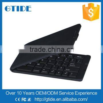 Gtide Latest Portable Wireless Bluetooth Keyboard Foldable Mini Bluetooth Keyboard for android/iPhone/Laptop/PC