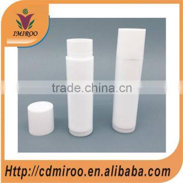 Diameter17mm lip balm tube with metallic cap