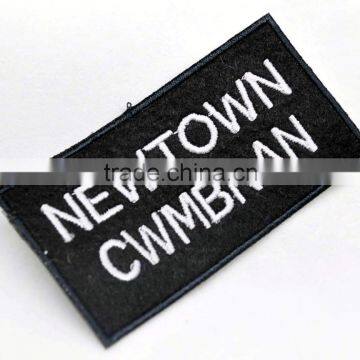 custom logo cloth embroidery badges