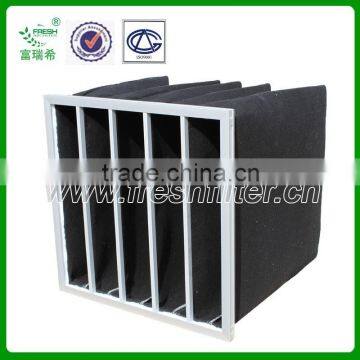 Activated carbon pocket filter