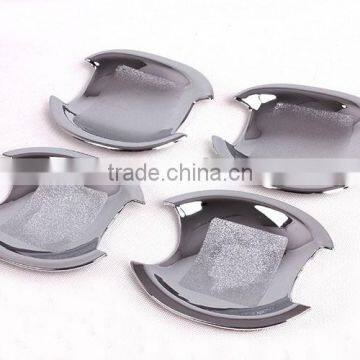ABS Chrome Handle Insert Bowl Cover Trim 4 Pcs For TIIDA Hatchback Car Parts Accessories 2011