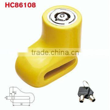 HC86108colorful motorcycle lock, two-wheel lock, disc brake lock