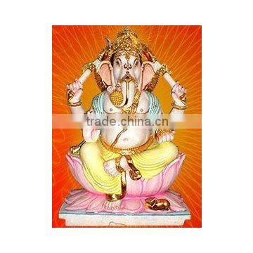 Marble Ganesha Statues, Indian God , Hindu God