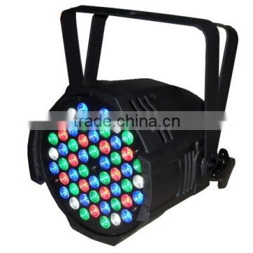 led 54 3w par light RGBW color