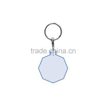 sublimation polymer key ring