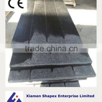 Flamed granite stone tiles for paving