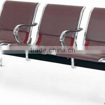 Black PU Leather Cheap Waiting Room Chair photo-6