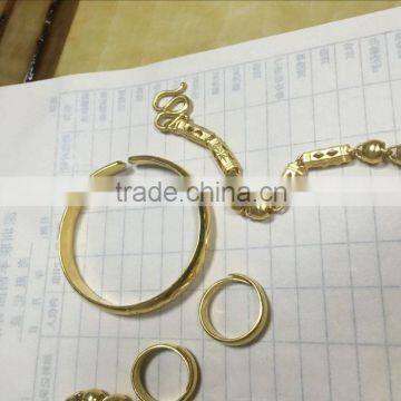 Jewelry plating processing and surface treatment