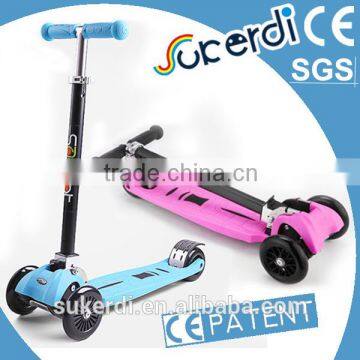 Patent product kids kick scooter, folding scooter, knee scooter