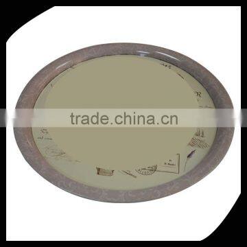 Round shape metal tray tin box/Tin Tray Round Cylinder Gift Box