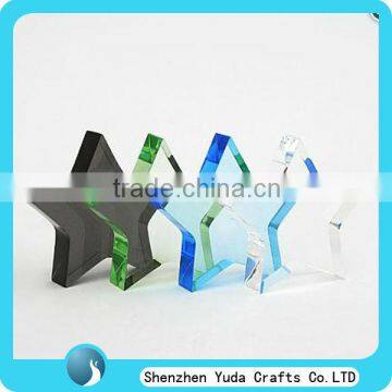 Laser cut acrylic star jewelry display holder crystal acrylic gift craft