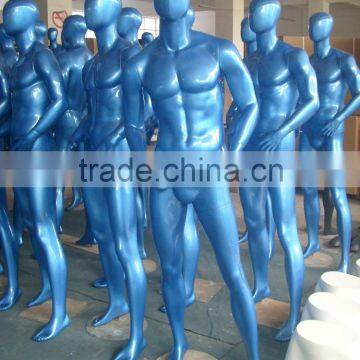 fashion abstract glossy mannequins with simulate chrome color