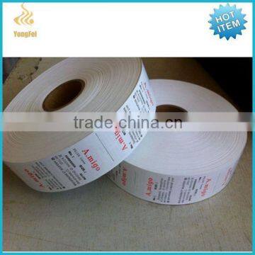 Garment Textile Print Label Self-adhesive Tape/label photo-3