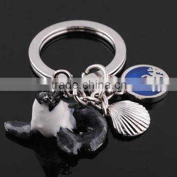 Wholesale custom metal dog keychain for sale