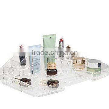 Saganizer Acrylic makeup organizer and cosmetic organizer acrylic