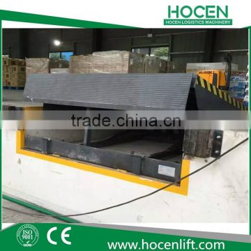 Warehouse Container Truck Load Unload Stationary Hydraulic Dock Leveler Ramps 30000Ibs