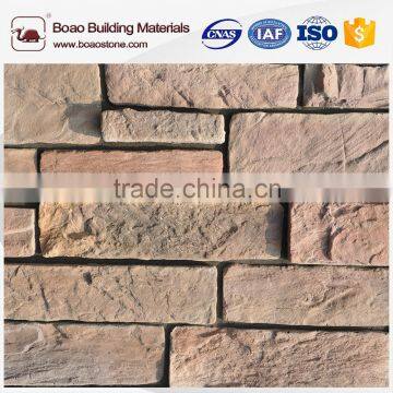 Artificial decorative stone wall cladding