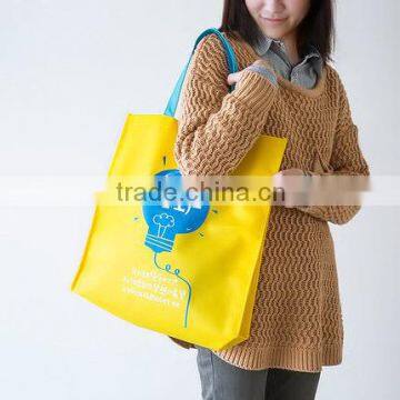 Plastic non woven shoulder bag made in China