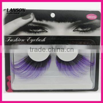 cheap sale colorful false eyelashes Y-056#