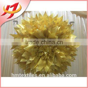 Wholesale popular artificial flower / fancy chair cover sash for wedding Discount