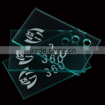 Advertising Transparent Acrylic Panel