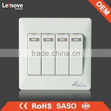 E08 series Economic 4gang 1way/2way switch