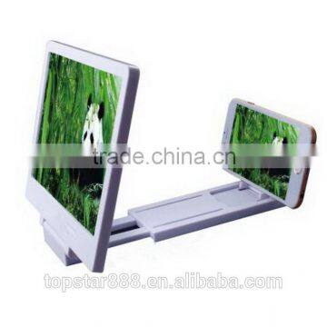 2015 New Arrived Universal Foldable 3D Mobile Phone Screen Magnifier, Mobile Phone Magnifier with Stand