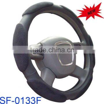 Winter hot sale New design suede steering wheel cover