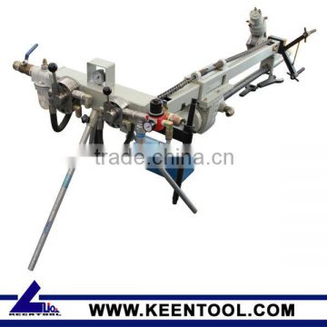 Borehole drilling equipment for quarrying