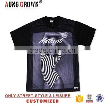 Sexy Men 100% Cotton Printing Wholesale Design T Shirt With OEM