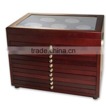 Wooden Coin Display Case