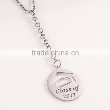 Custom Stainless Steel Graduation Souvenir Graduation Gift Graduate Cap Pendant