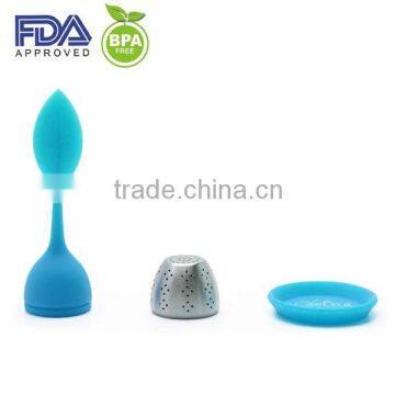 Floating Duck Silicone Tea Filter Silicone Tea Infuser Stainless Steel Tea Strainer,tea Bag ,tea Leaf ,tea Diffuser photo-2