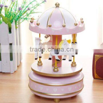 2016 Hot,Fashion Music Box Mechanism Valentine's Day Round Beautiful Ballerina Music Box Custom Music Box Cheap