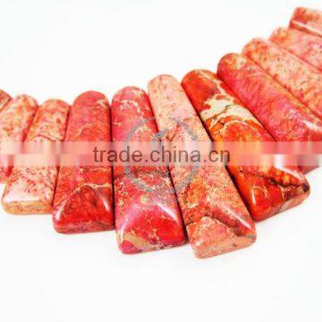 17-38mm Rose Orange Imperial Jasper Cabochon Beads,gemstone Chorker Necklace Pendant Cabochon Loose Beads Set 3160007 photo-2