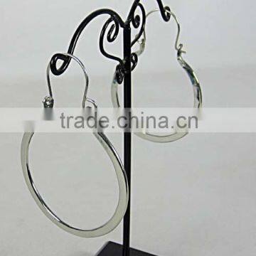 Fashionable Metal Earrings, Fashion Jewelry, Silver Finish Ear rings,Latest Jewellry,New Designs,Pure Brass Jewelry
