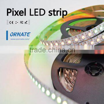 latest 14.4W/m 5m/roll smd5050 digital dream color rgb led strip 5v 12v