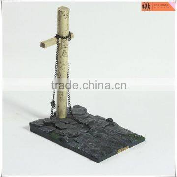 customized the Halo of Christ Cross Crucifix resin figures,OEM design resin figures factory,customzied resin figures factory