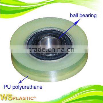 polyurethane rubber coat steel ball bearing