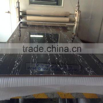 Marble design acrylic mdf for kitchen cabinet