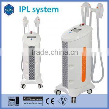 Salon beauty equipment opt/ elight/ ipl shr hair removal machine