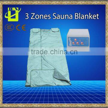 Lymph Drainage Far Infrared sauna electric blanket for body wrap slimming with zipper