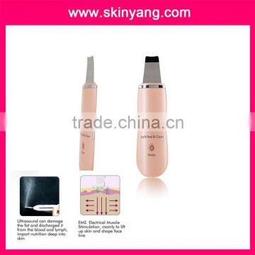 Europe Uniqure Mini Portable Ultrasonic Skin Scrubber/portable Multifunctional Skin Cleaner for Skin Rejuvenation photo-2