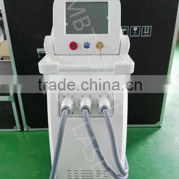 2016 Newest SHR+SSR+E-light Multifunction Hair Removal and Skin Reguventation Machine