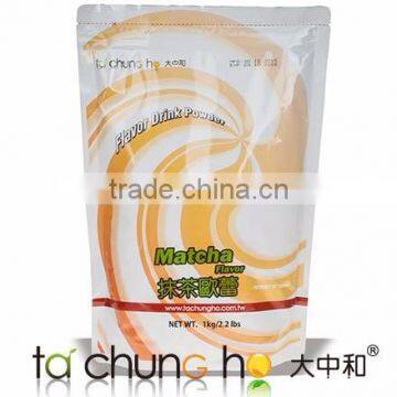 Hot Sale Taiwan 1kg TachunGho Green Milk Tea Flavor Drink Powder