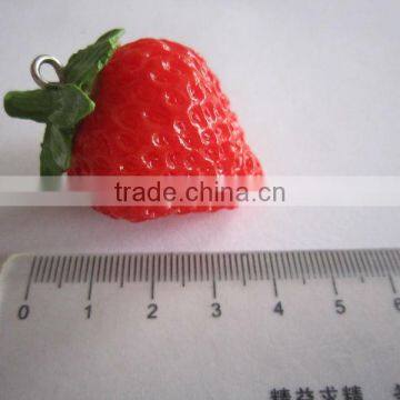 realistic simulation/fake/artificial strawberry piece/fruit mobile pendant,straps/drop ornament/keychain,promotion gift present