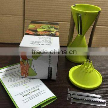 Amazon Hot Seller Kitchen Tools Handy Japanese Spiral Slicer Vegetable Spiralizer Vegetable Fruit Spiralizer Kitchen Tool photo-3