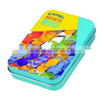 Rectangular card tin box,storage tin box